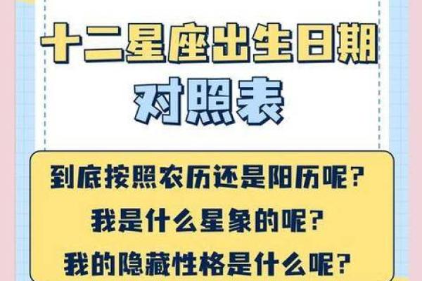 农历星座深度解析：性格与命运全揭秘
