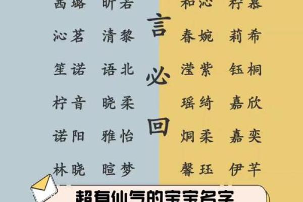 如何为宝宝起一个充满仙气的名字