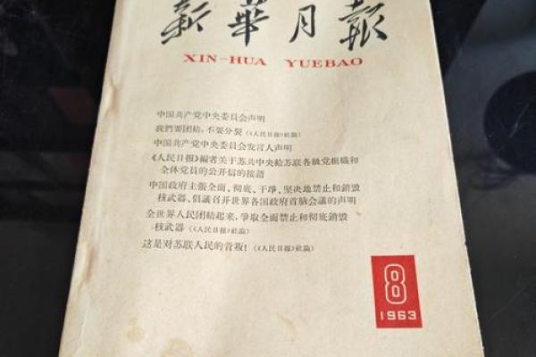 1963年7月：风云变幻的岁月印记