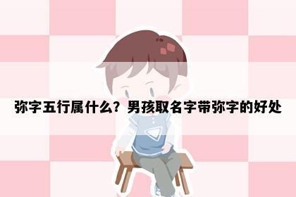 弥字五行属什么？男孩取名字带弥字的好处
